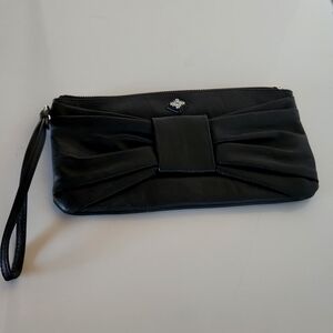 SIMPLY VERA WANG  clutch BLACK Wristlet PURSE classy